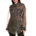 Brunello Cucinelli Beige Silk Shirt