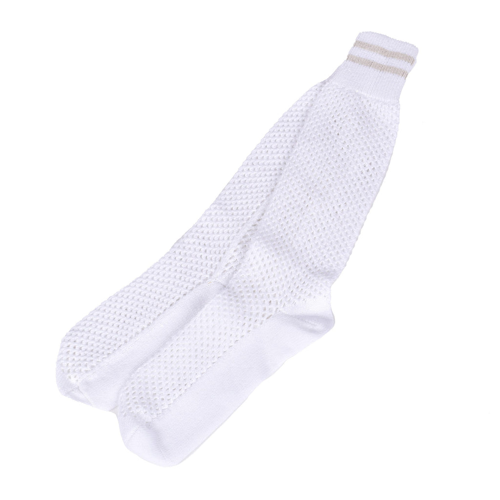 Brunello Cucinelli White Cotton Socks