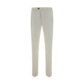 Brunello Cucinelli White Cotton Casual Pants