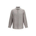 Brunello Cucinelli Beige Linen Dress Shirt