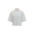 Brunello Cucinelli White Cotton Blouse